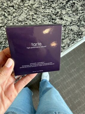 tarte Smooth Operator Pressed Finishing Powder — Deep Purple Compact